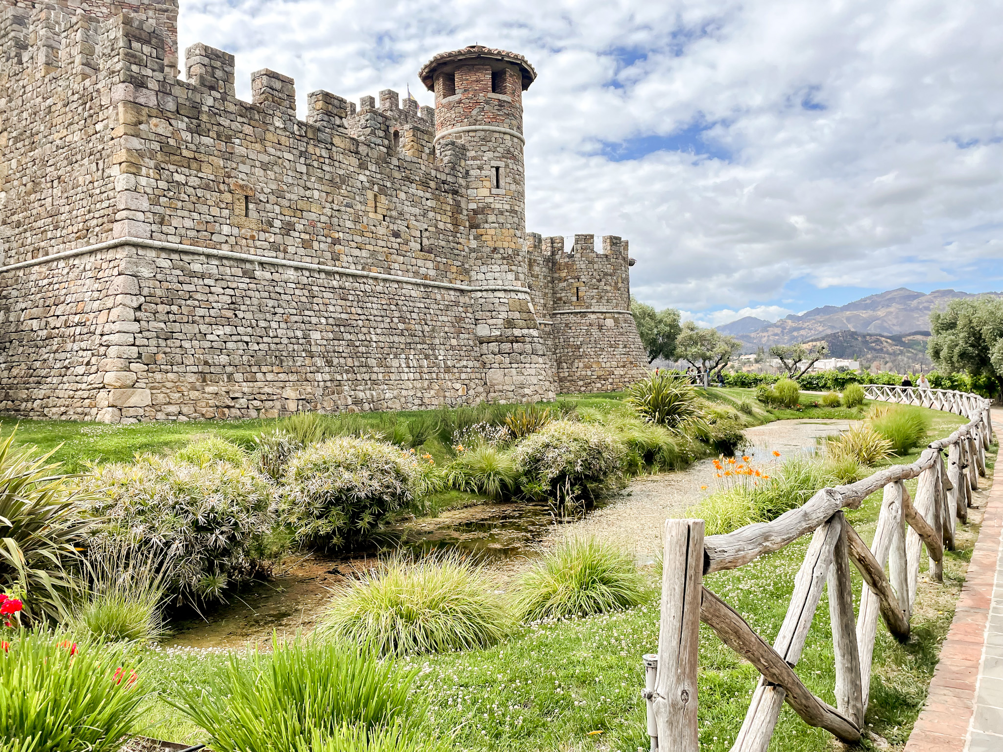 Castello di Amorosa castle winery in Napa