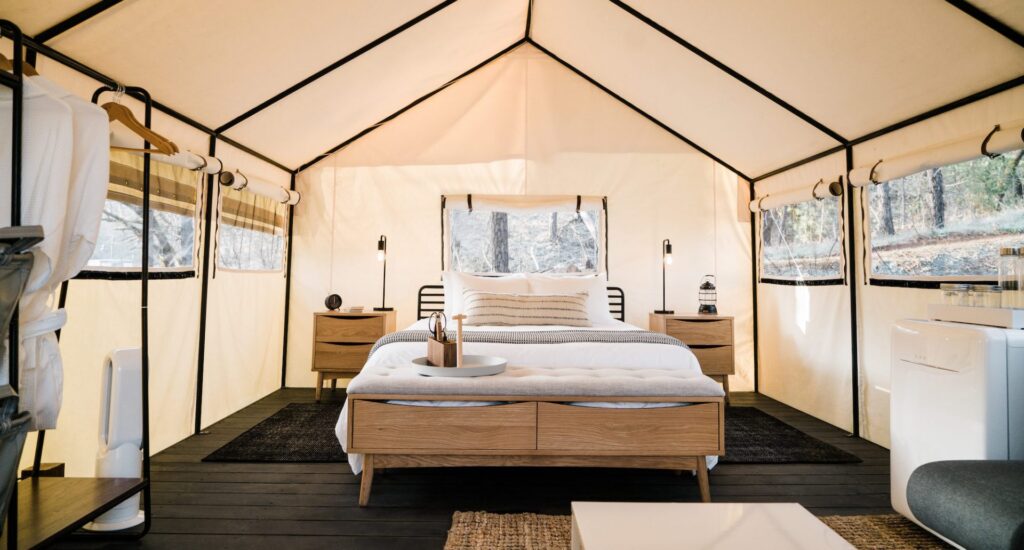 Luxury tent at Autocamp Yosemite