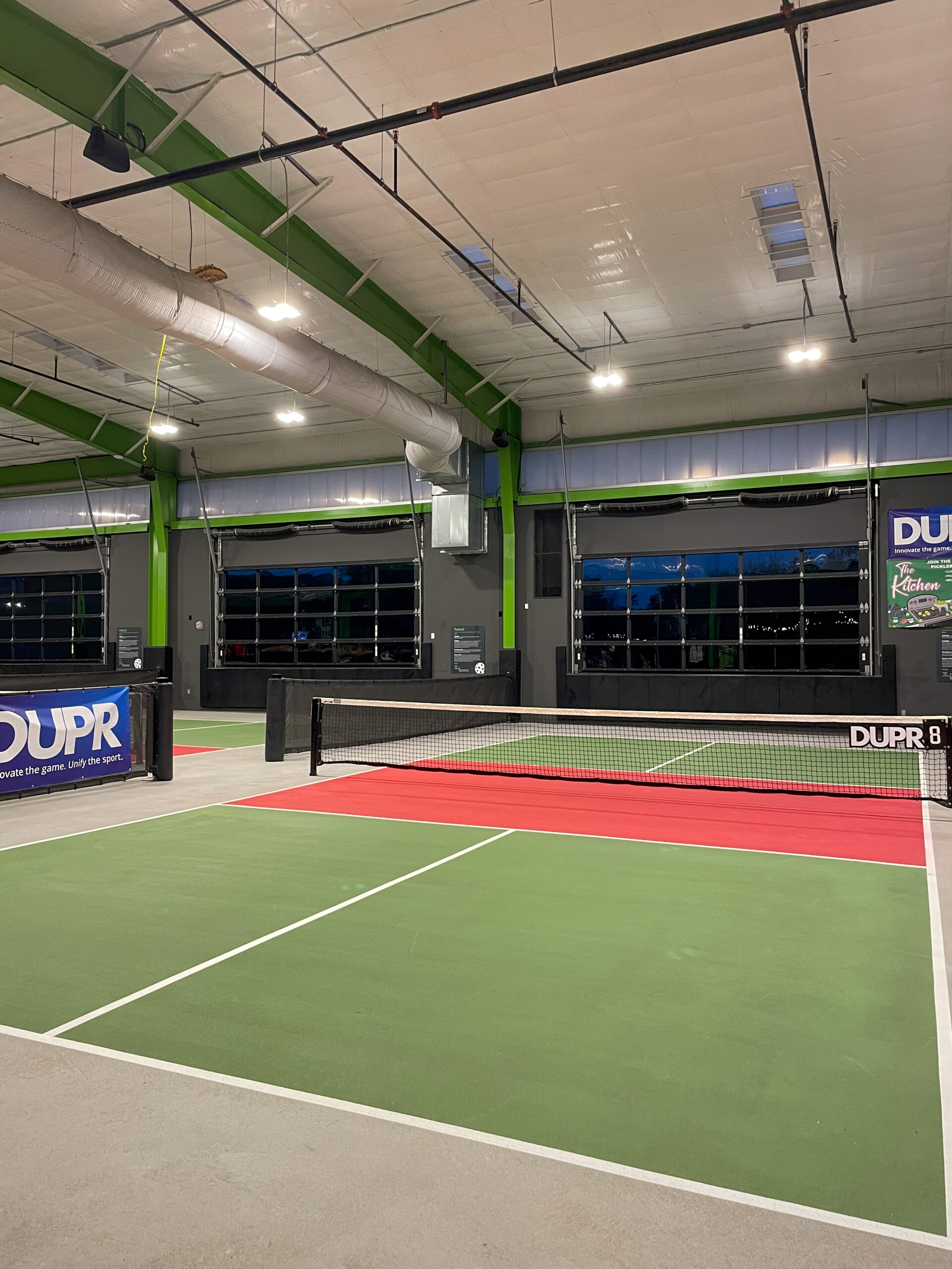 Pickleball court at Chicken and Pickle San Antonio