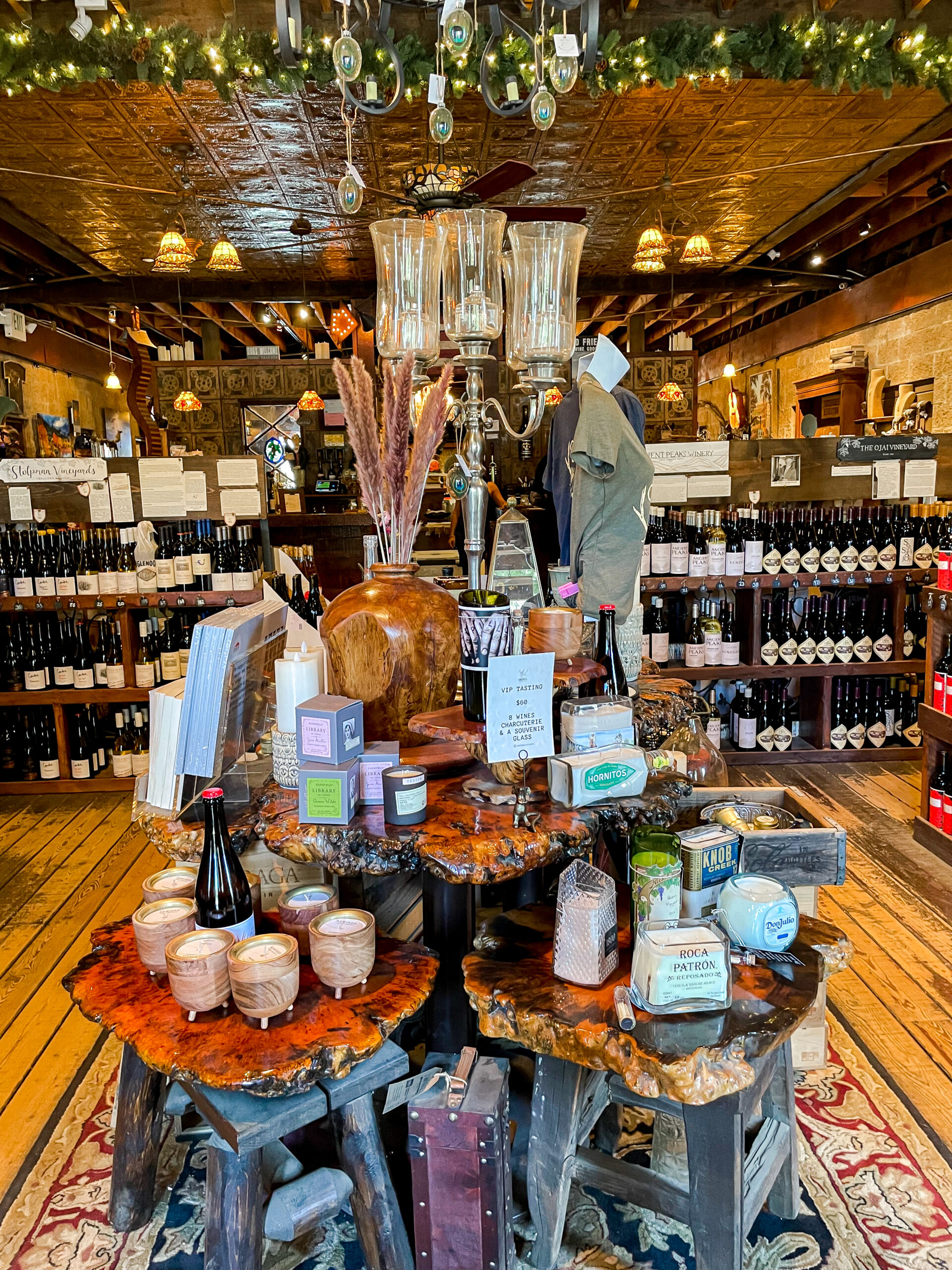 Cornell Winery interior wine shop