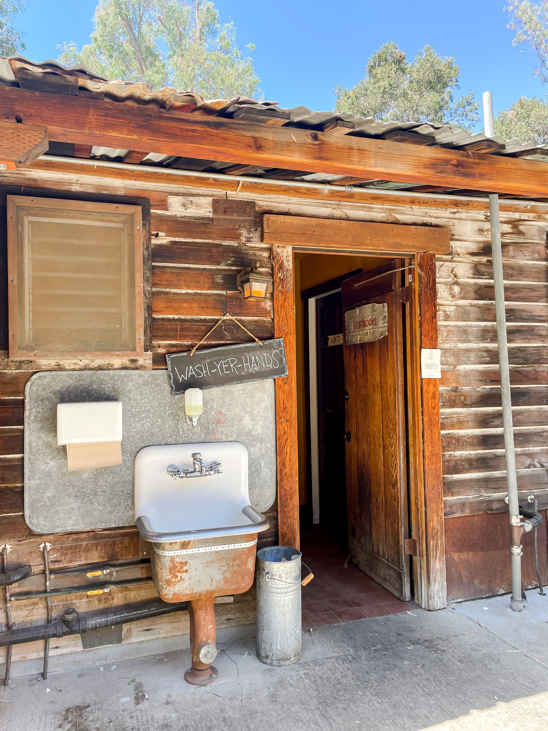 The Old Place Malibu restaurant outdoors bathrooms