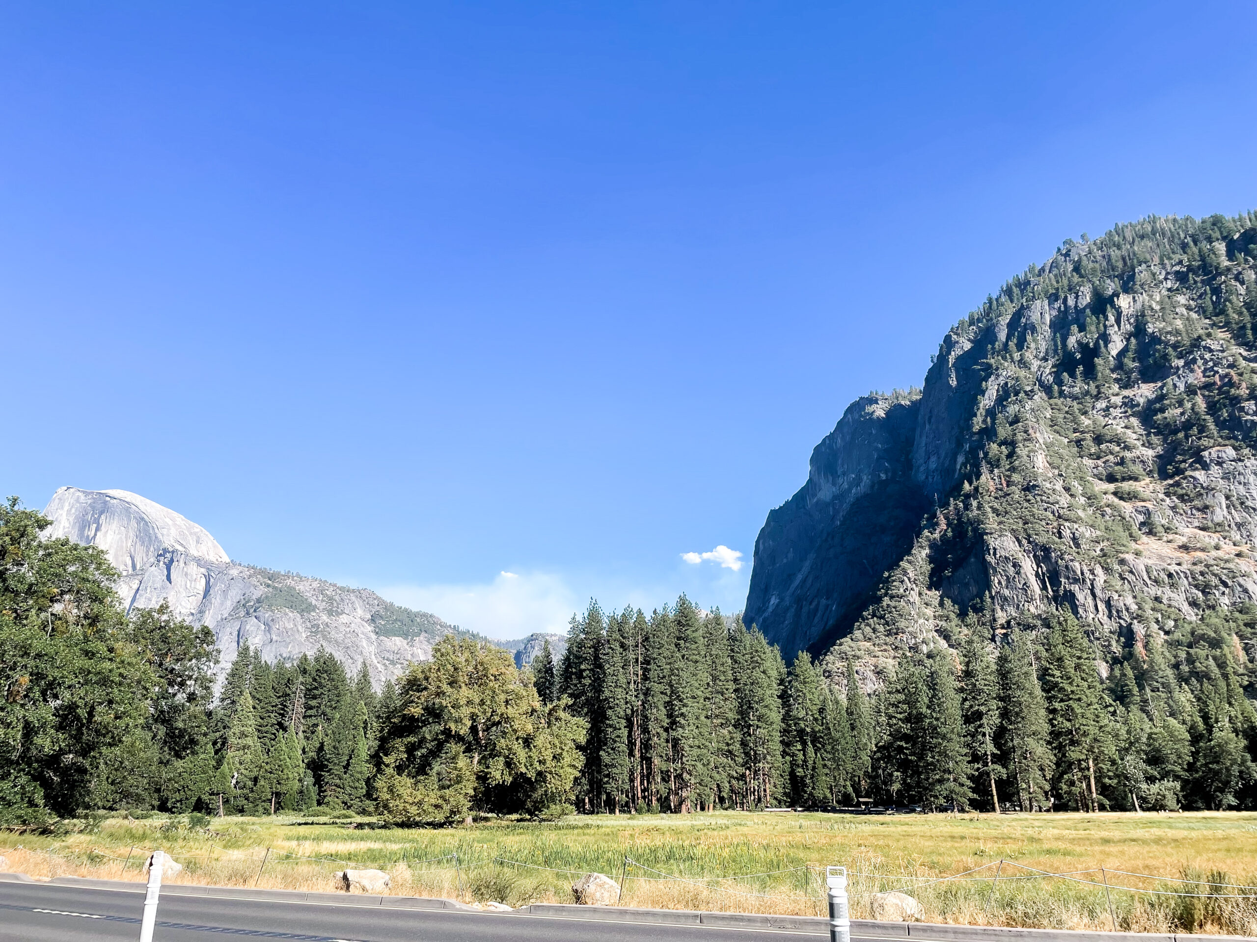 Yosemite National Park view of Half Dome