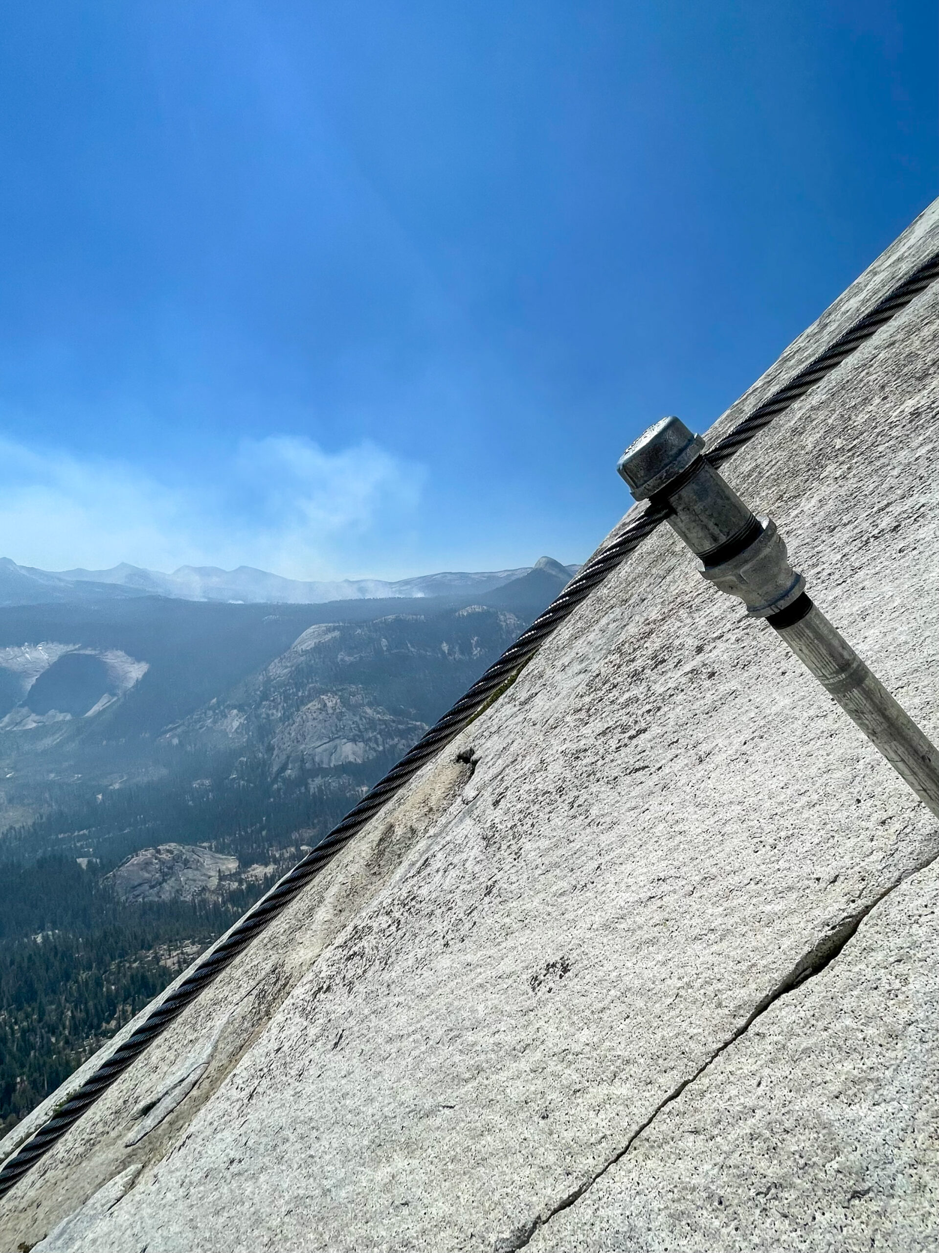 Half Dome cables at 45 degree angle