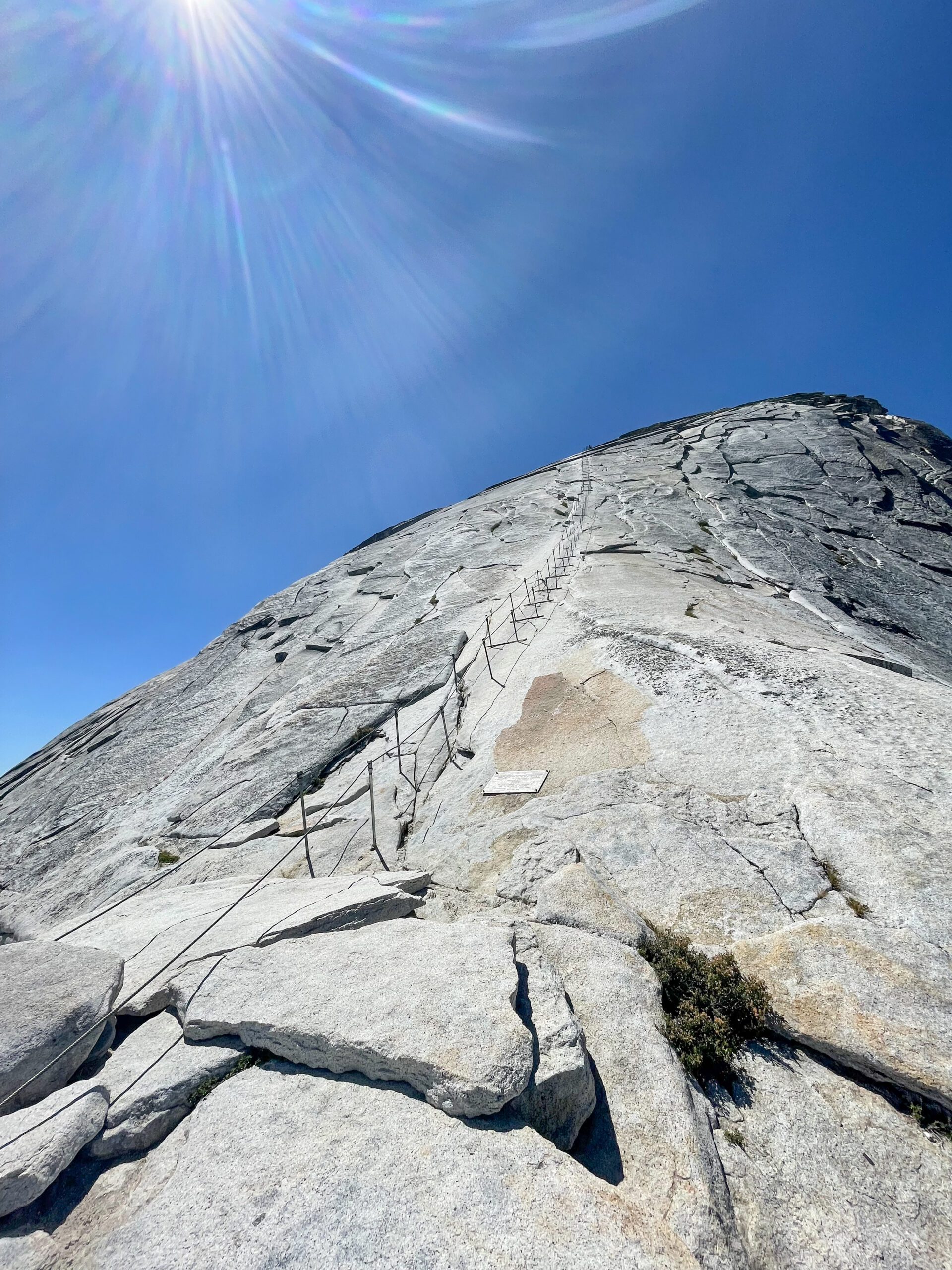 Half Dome Cables in Yosemite