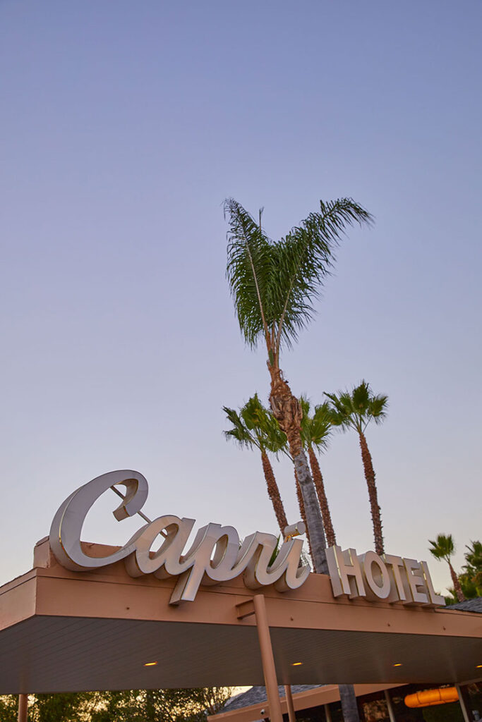 Capri Hotel entrance