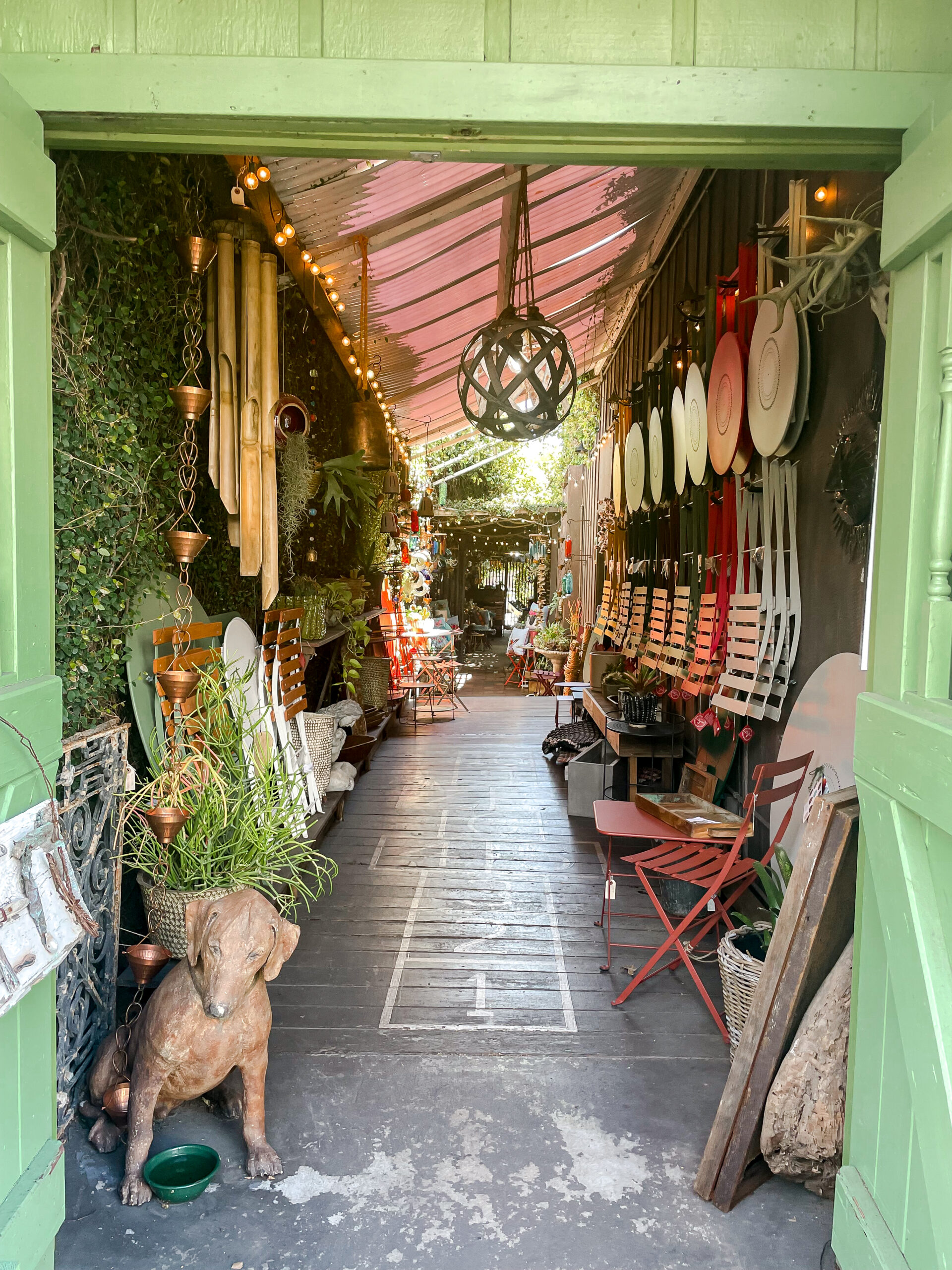 entrance to Fig Curated Living shop in Ojai