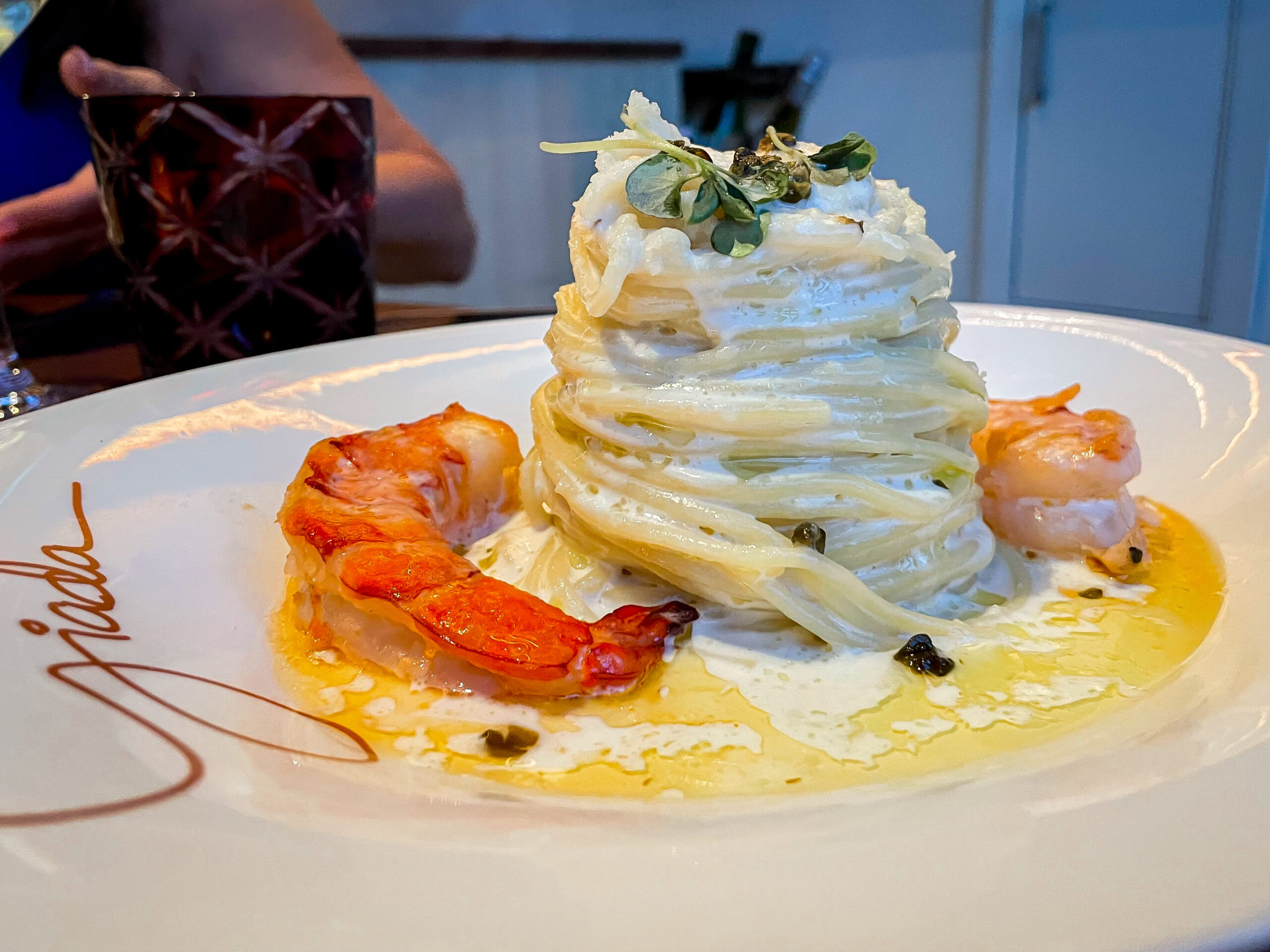 Lemon Spaghetti at Giada Restaurant