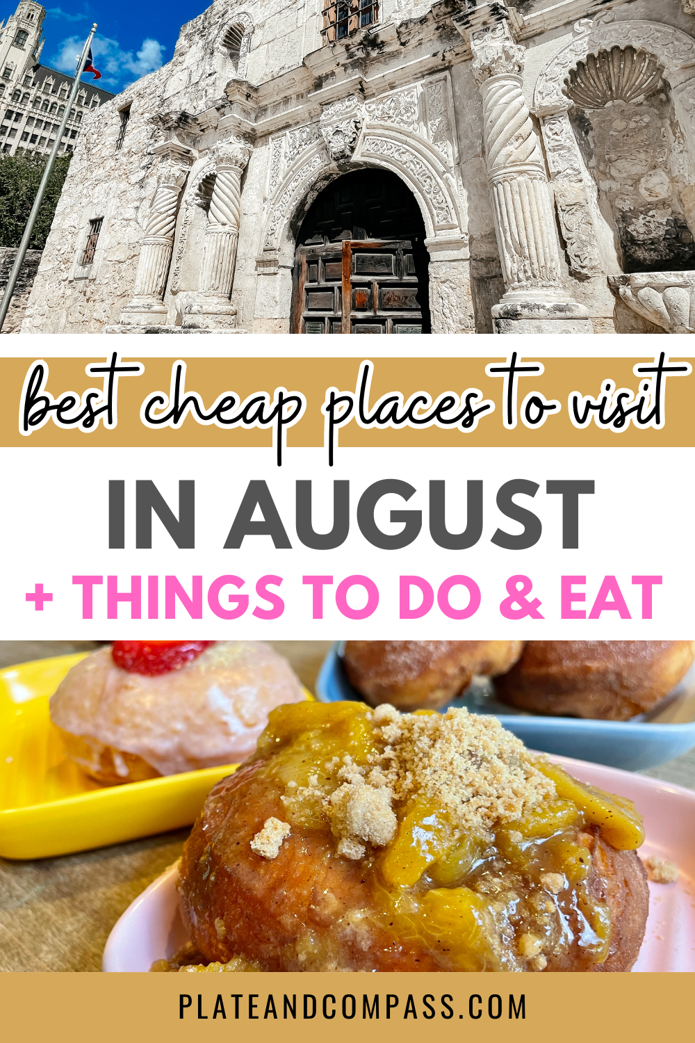 cheap places to visit in august