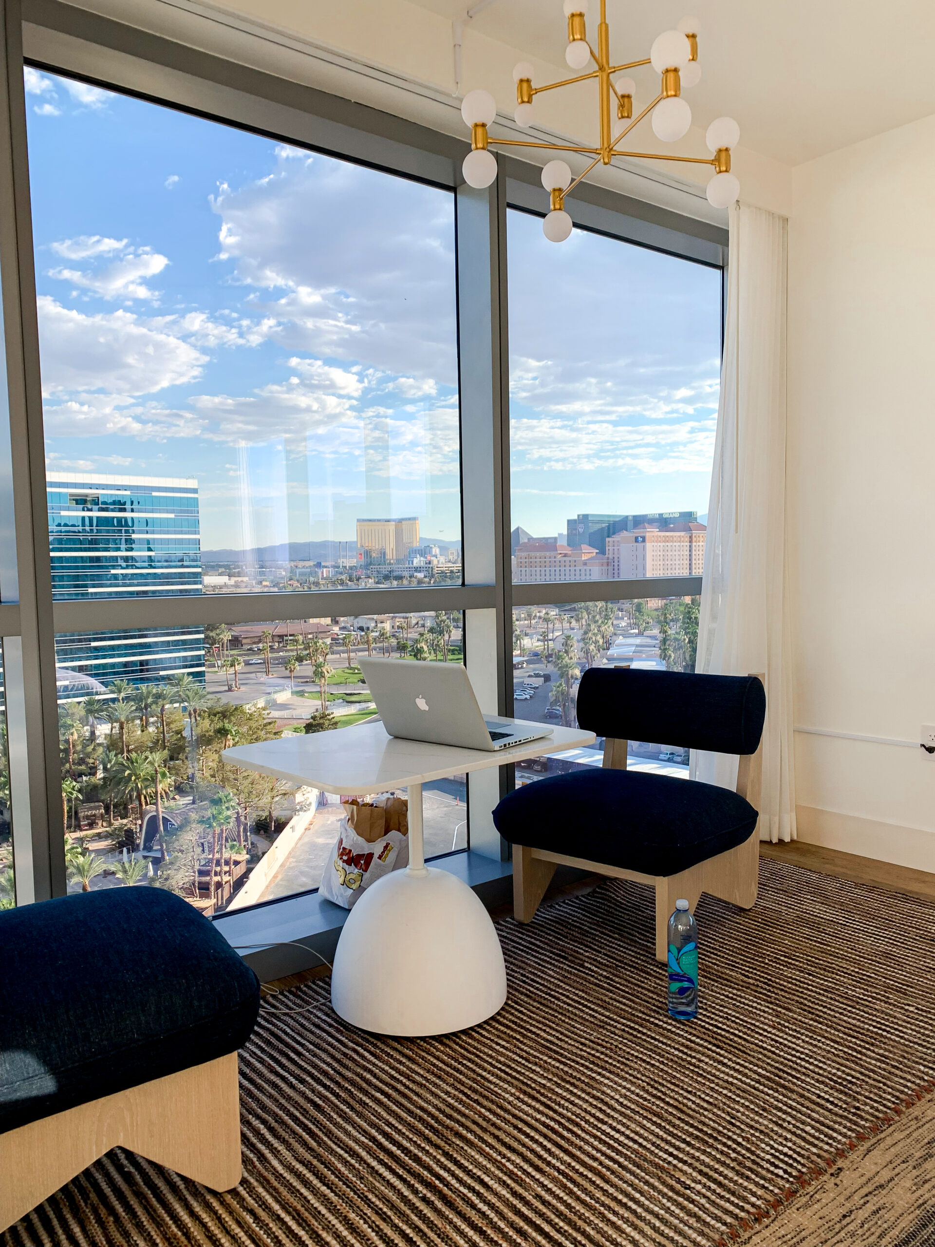 The Virgin Las Vegas hotel room