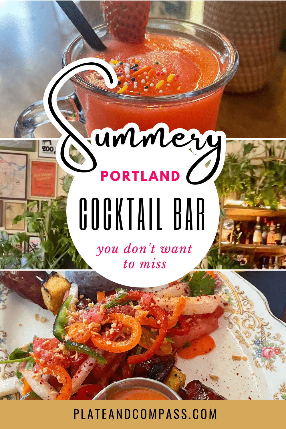 Summery Portland Cocktail Bar