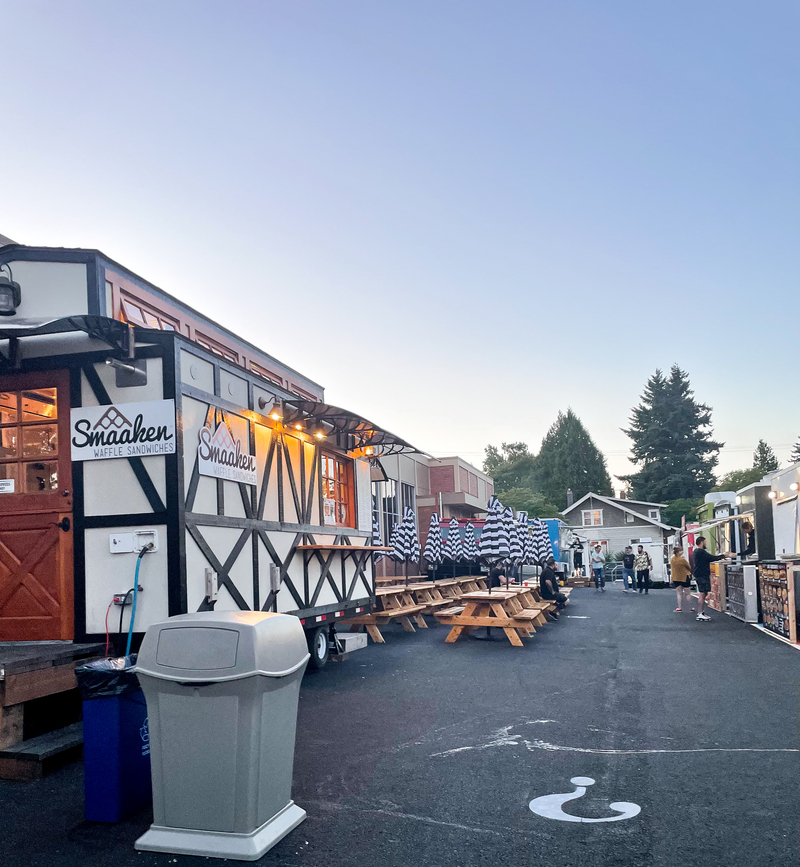 Food Carts at Hawthorne asylum Food Cart Pod in Portland