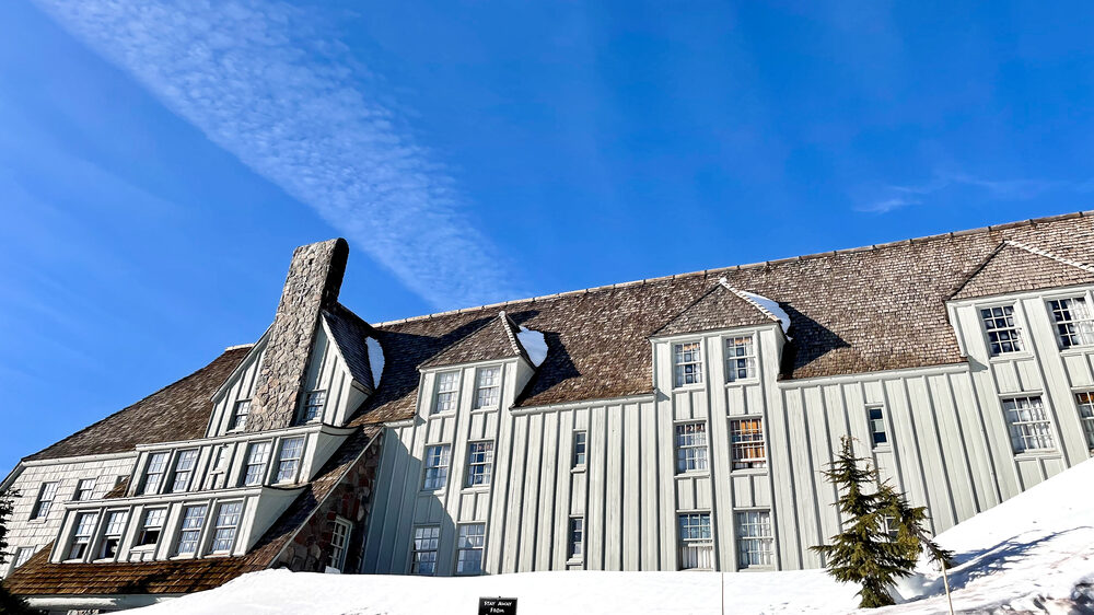Exterior of Timberline Lodge