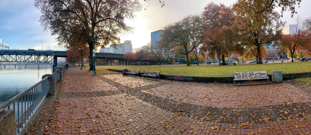 Portland Waterfront in the Fall