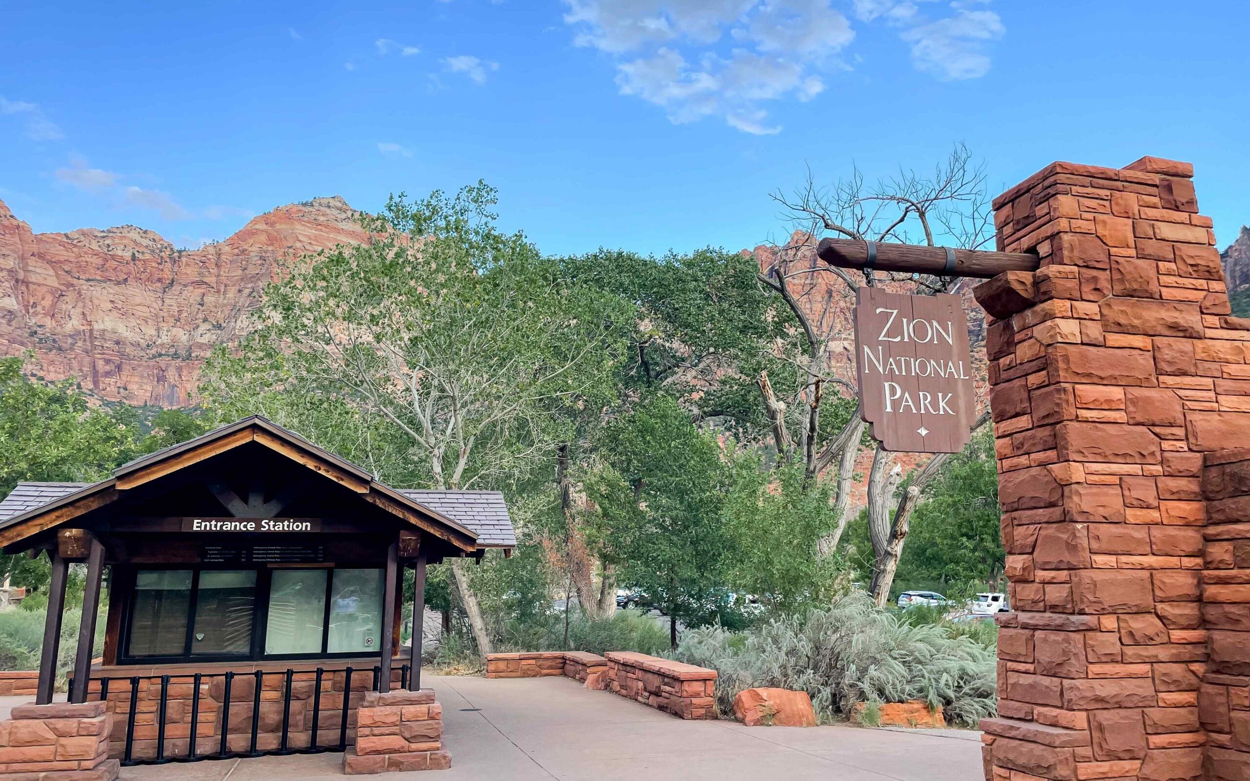 Zion National Park Entrance Station