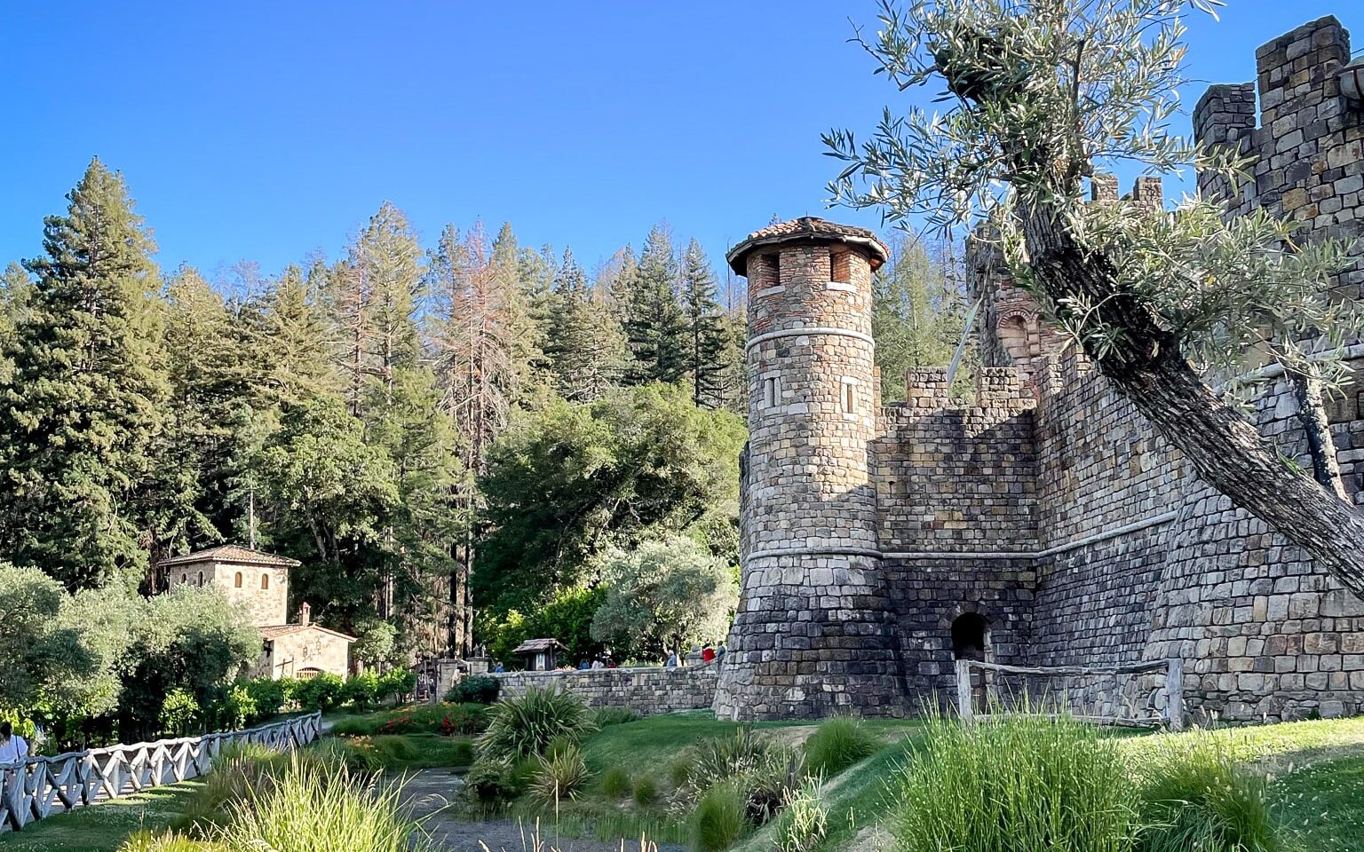 Castle winery in Napa Valley