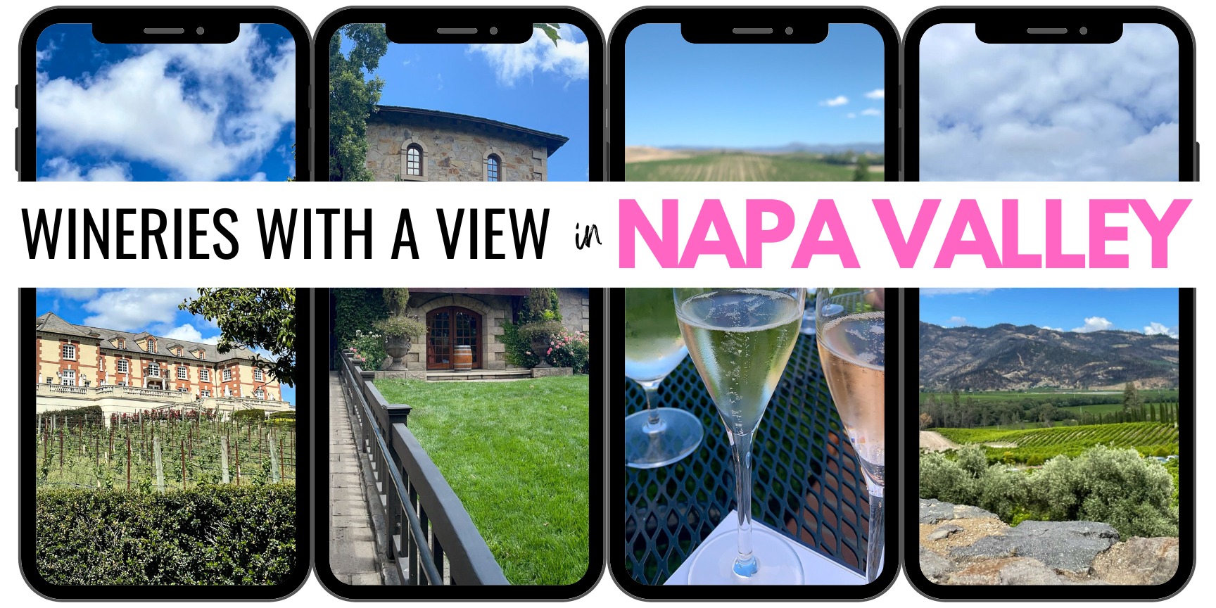 Wineries with a view in Napa Valley