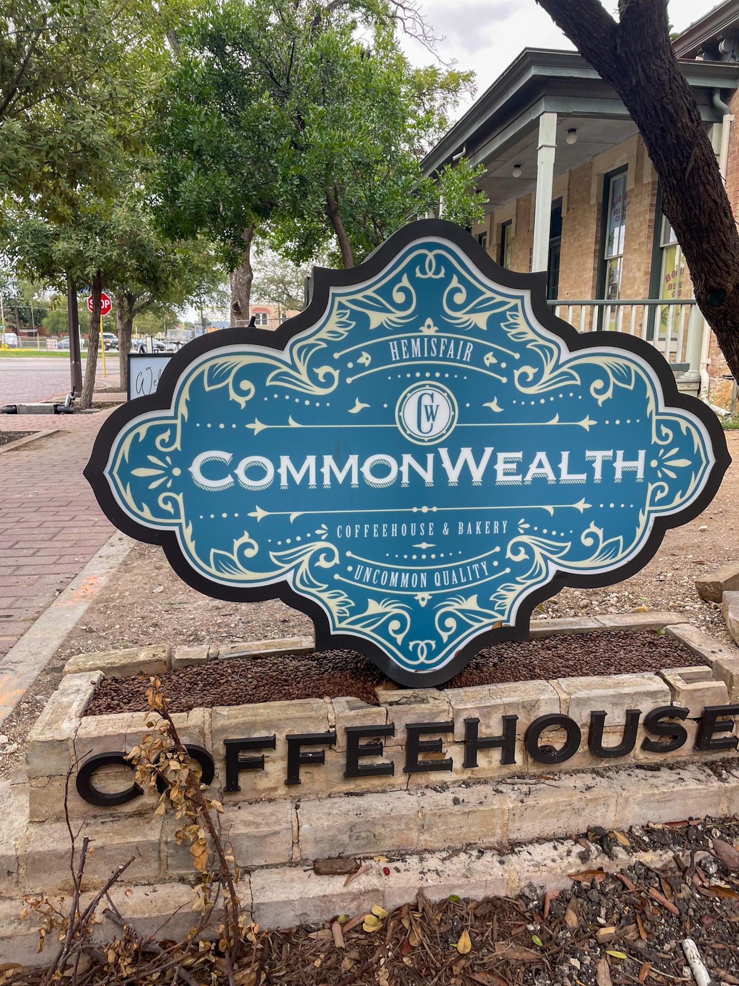 Commonwealth Coffee House Sign 