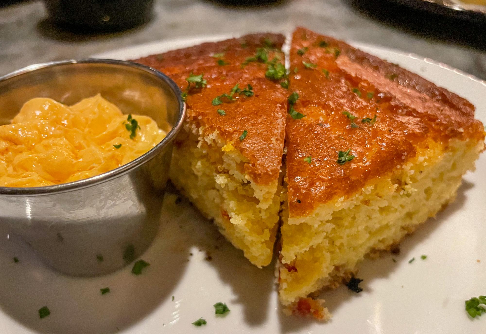 Southerleigh cornbread and whipped butter 