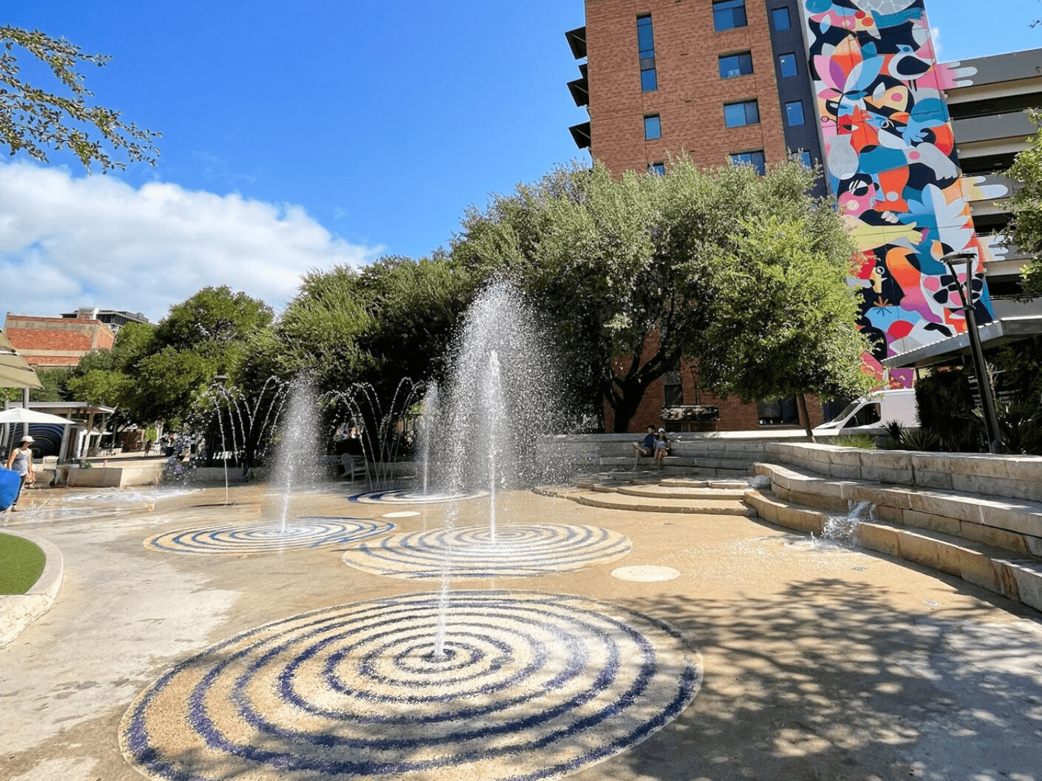 Hemisfair San Antonio splash pad