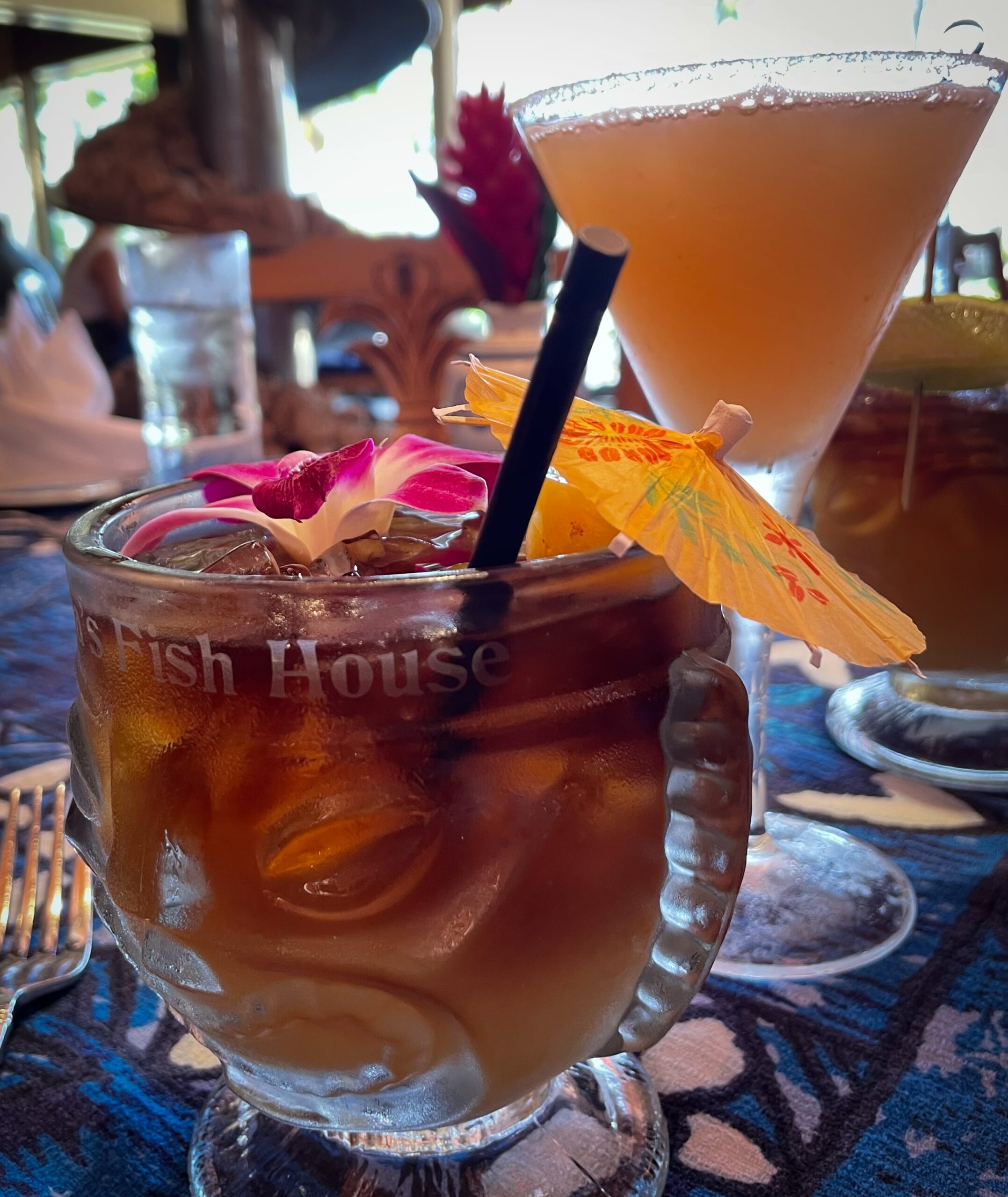 Mai Tai and Guava Martini