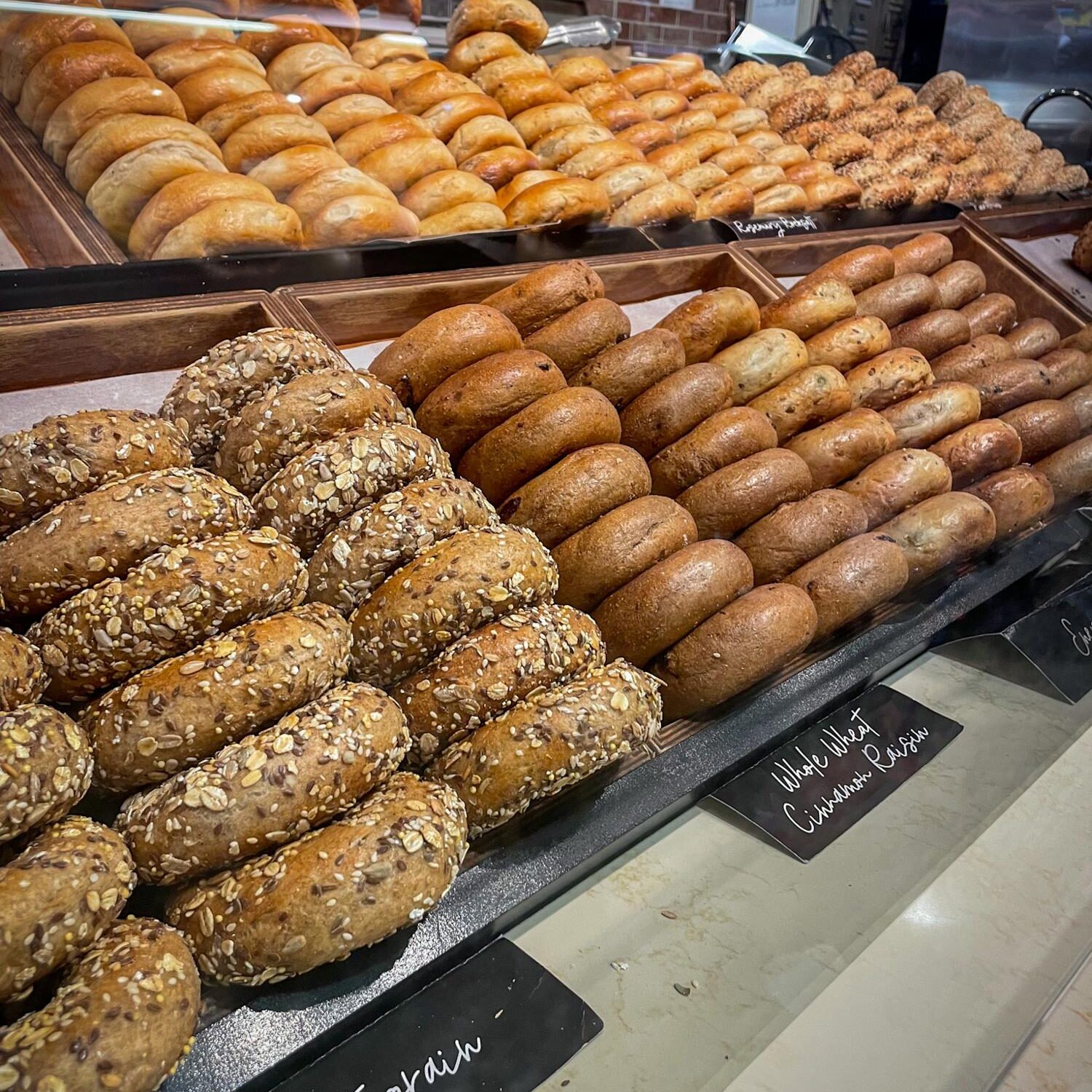 Fresh Bagels at Granville Public Market