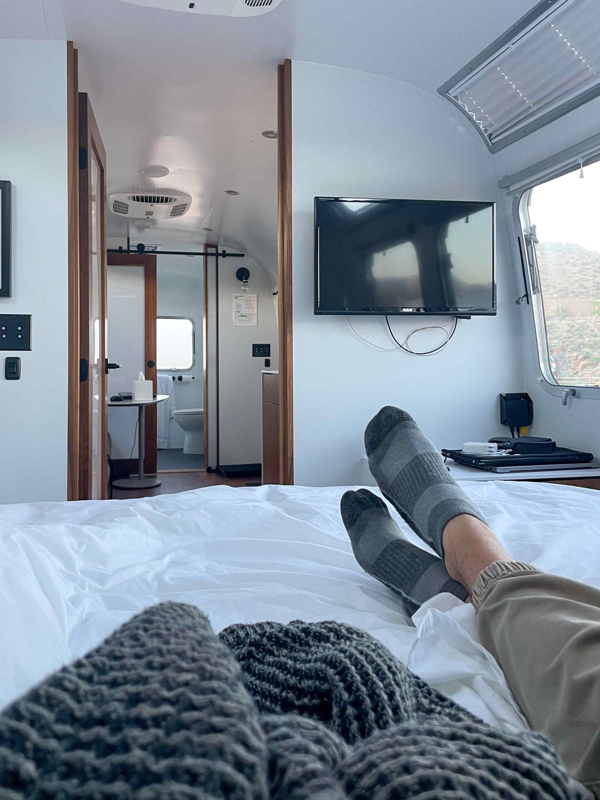 Autocamp Airstream interior