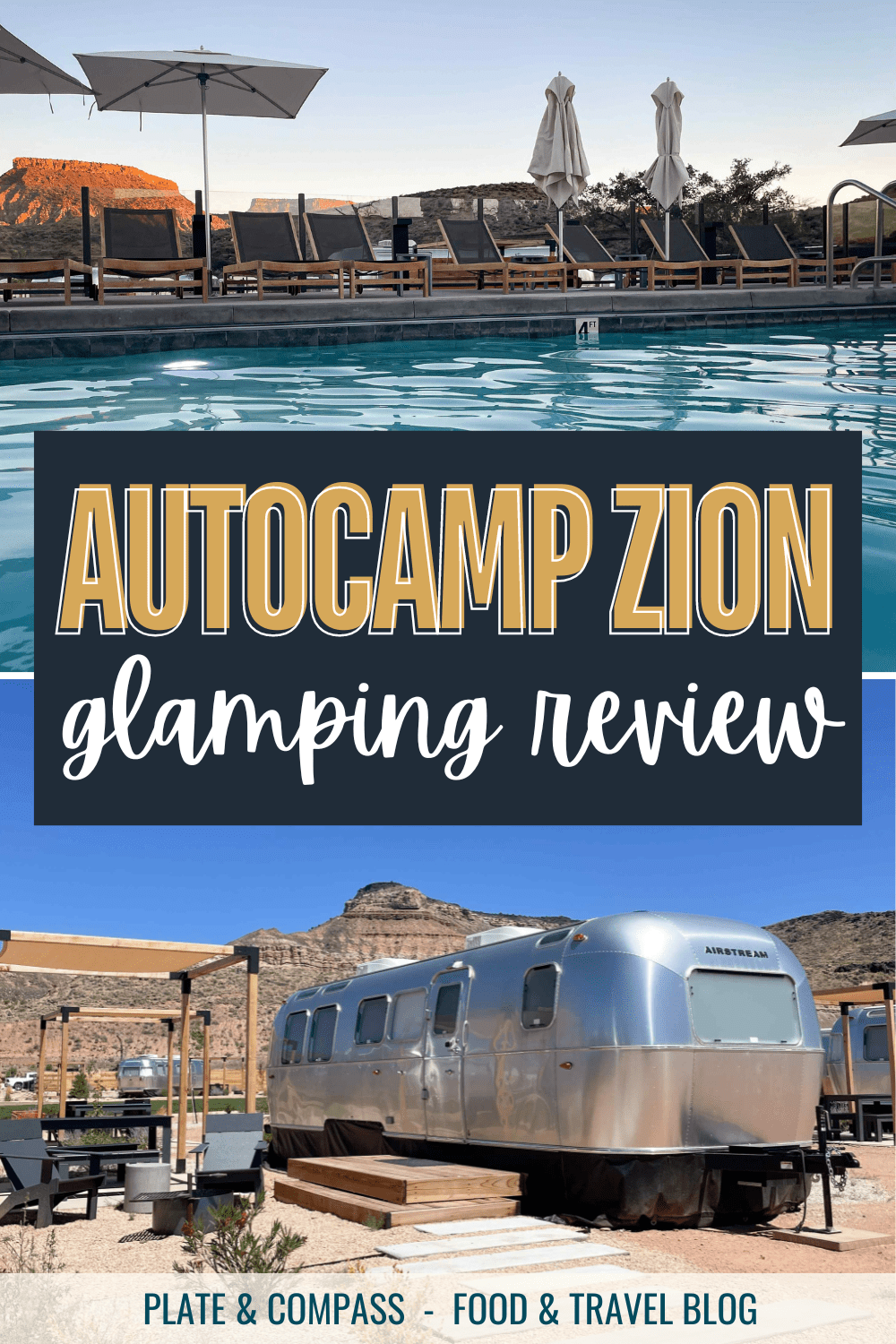 Autocamp Zion glamping review pin cover image