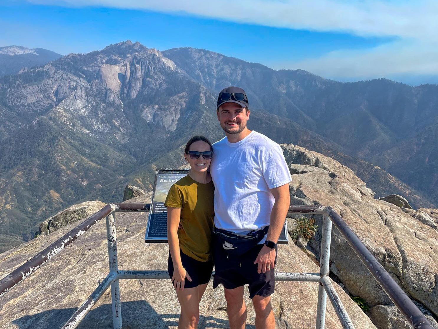 Top of Moro Rock in Sequoia National Park