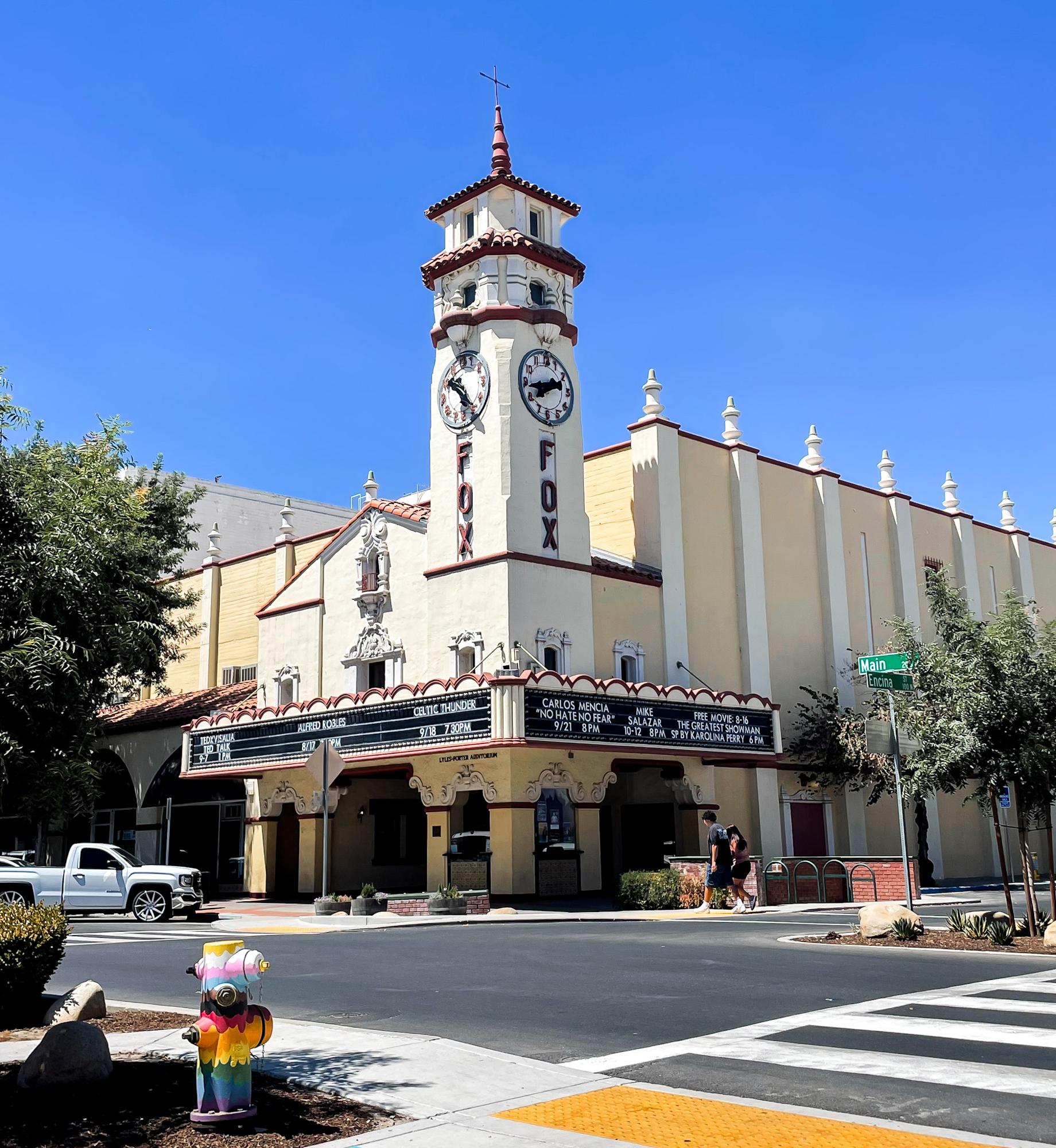 Fox theater downtown Visalia