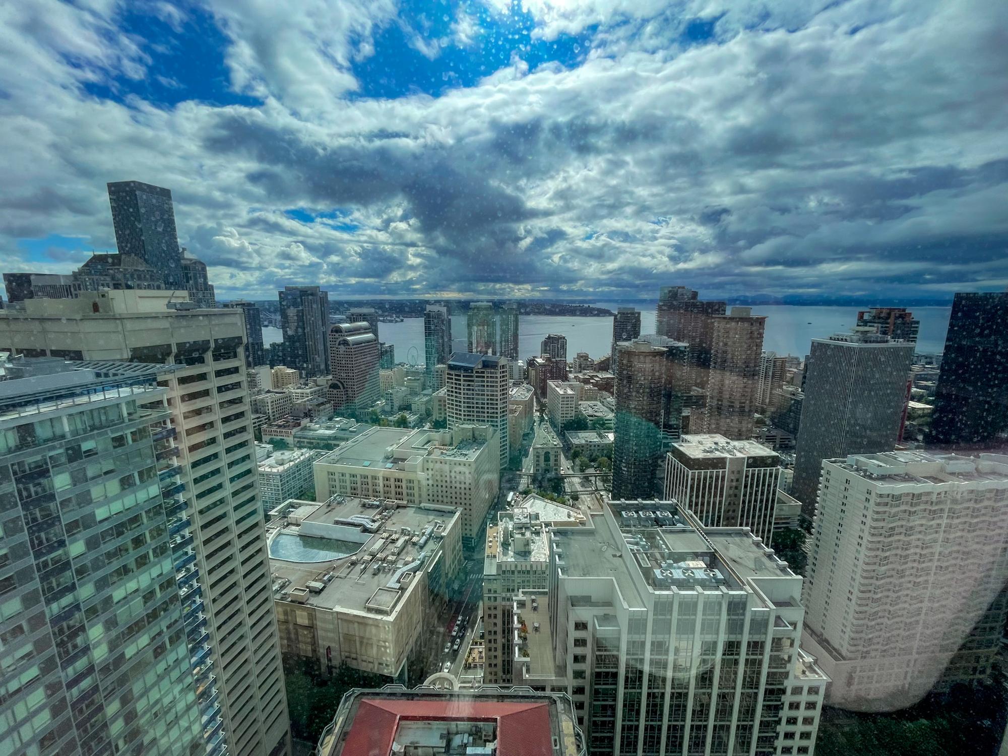 Downtown Seattle skyline view