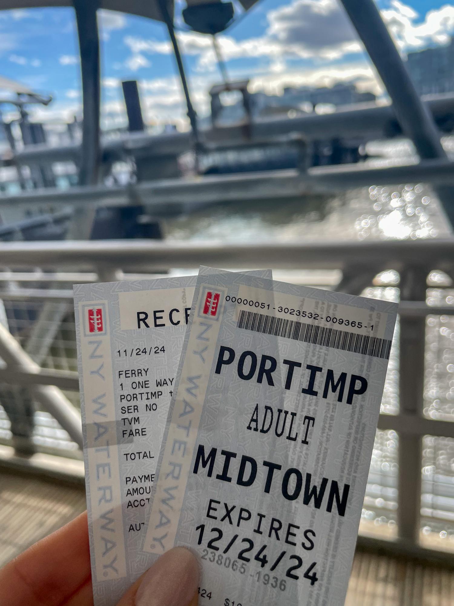 Ferry tickets 